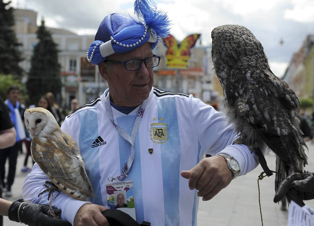 FOTO: Las mejores imágenes del banderazo argentino en la previa